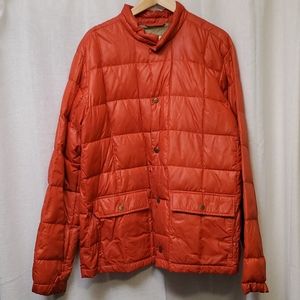 Orange Goose Down Jacket from Eddie Bauer